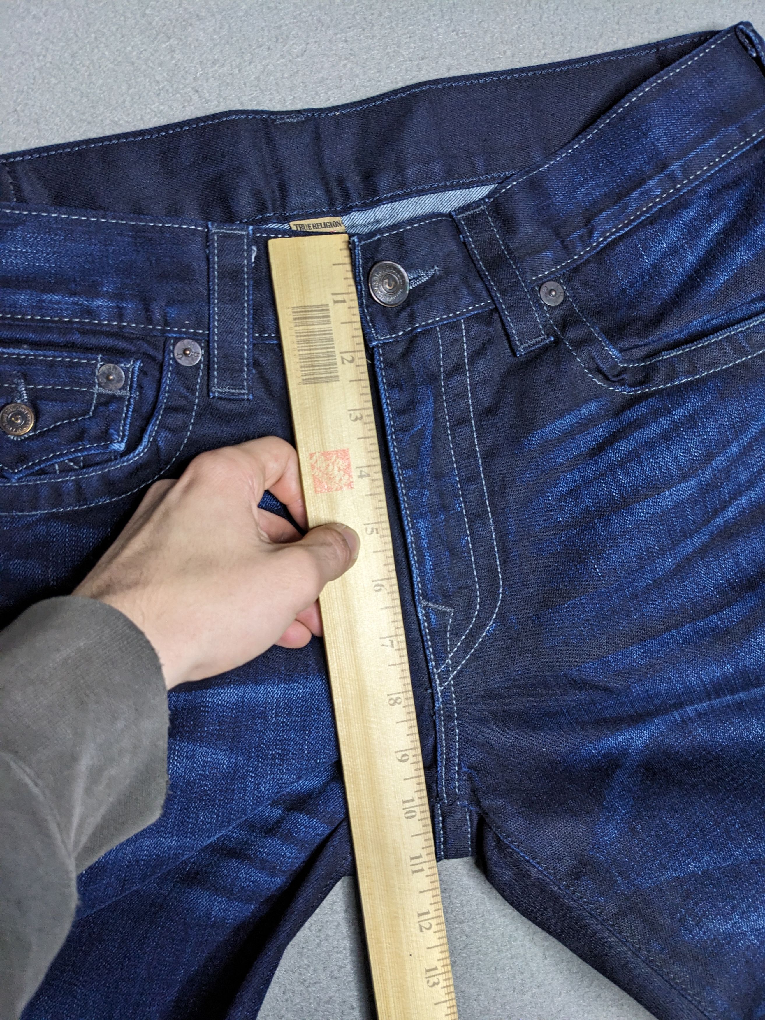 True Religion True Religion Ricky Jeans 34x29 Y2K Whiskered Made USA Size US 34 / EU 50 - 21 Thumbnail