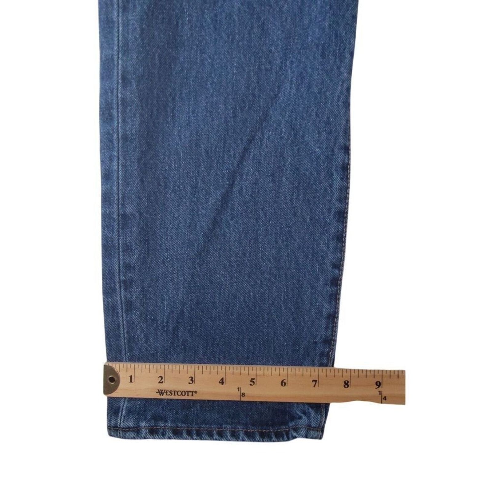 Levi's Levis Jeans Mens 31x30 Blue 501 Straight Button Fly Western Size US 31 - 7 Thumbnail