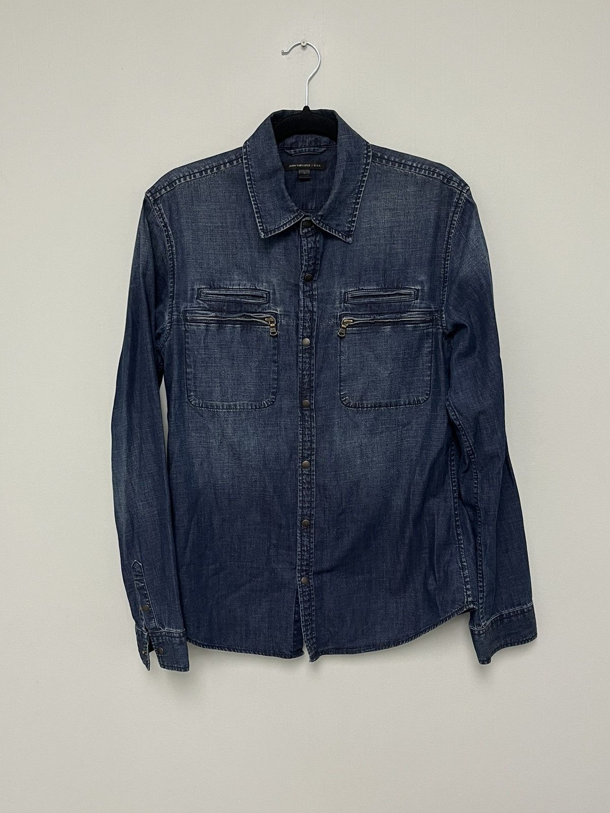 John Varvatos denim workshirt. Small Size US S / EU 44-46 / 1 - 5 Thumbnail