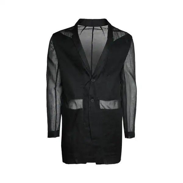 Rick Owens o1mle0226 Lido Blazer Jacket in Black Size US L / EU 52-54 / 3 - 1 Preview