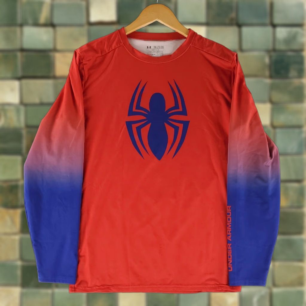 Under Armour Under Armour Ultimate Spider-Man Long Sleeve Compression Shirt Mens 2XL Size US XXL / EU 58 / 5 - 1 Thumbnail
