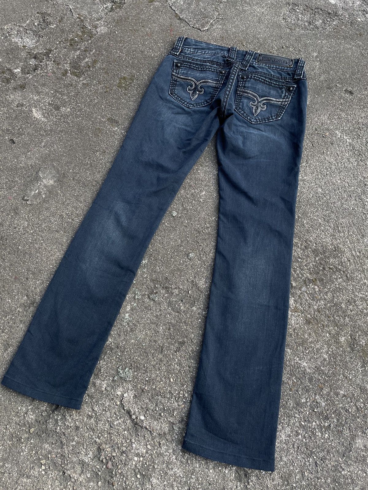 Designer × Rock Revival × Vintage Rock Revival Jeans y2k 00s low rise denim pants trousers Size 26" / US 2 / IT 38 - 5 Thumbnail
