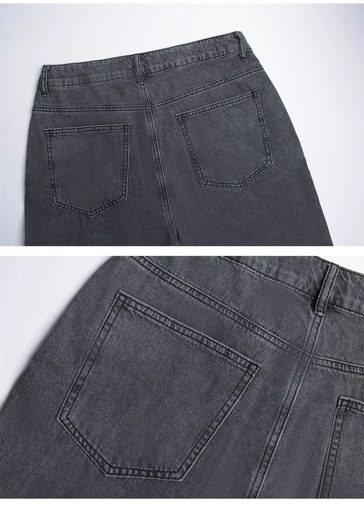 Japanese Brand × Vintage Y2K buggy jeans trousers retro straight patchwork style Size US 32 / EU 48 - 8 Thumbnail
