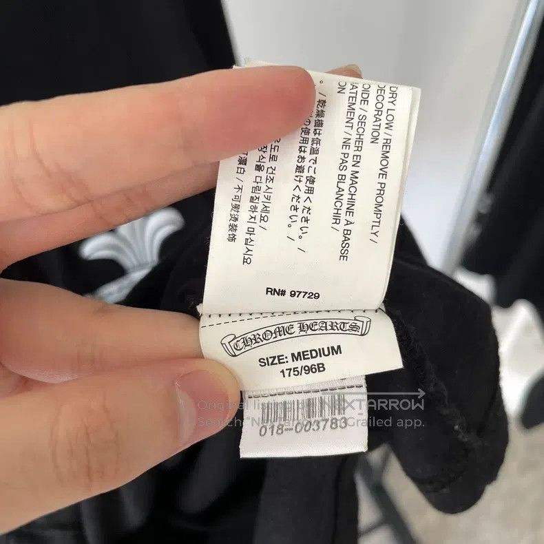 Chrome Hearts CHROME HEARTS Size M Black scroll full of cross and Scout f Size US M / EU 48-50 / 2 - 9 Thumbnail