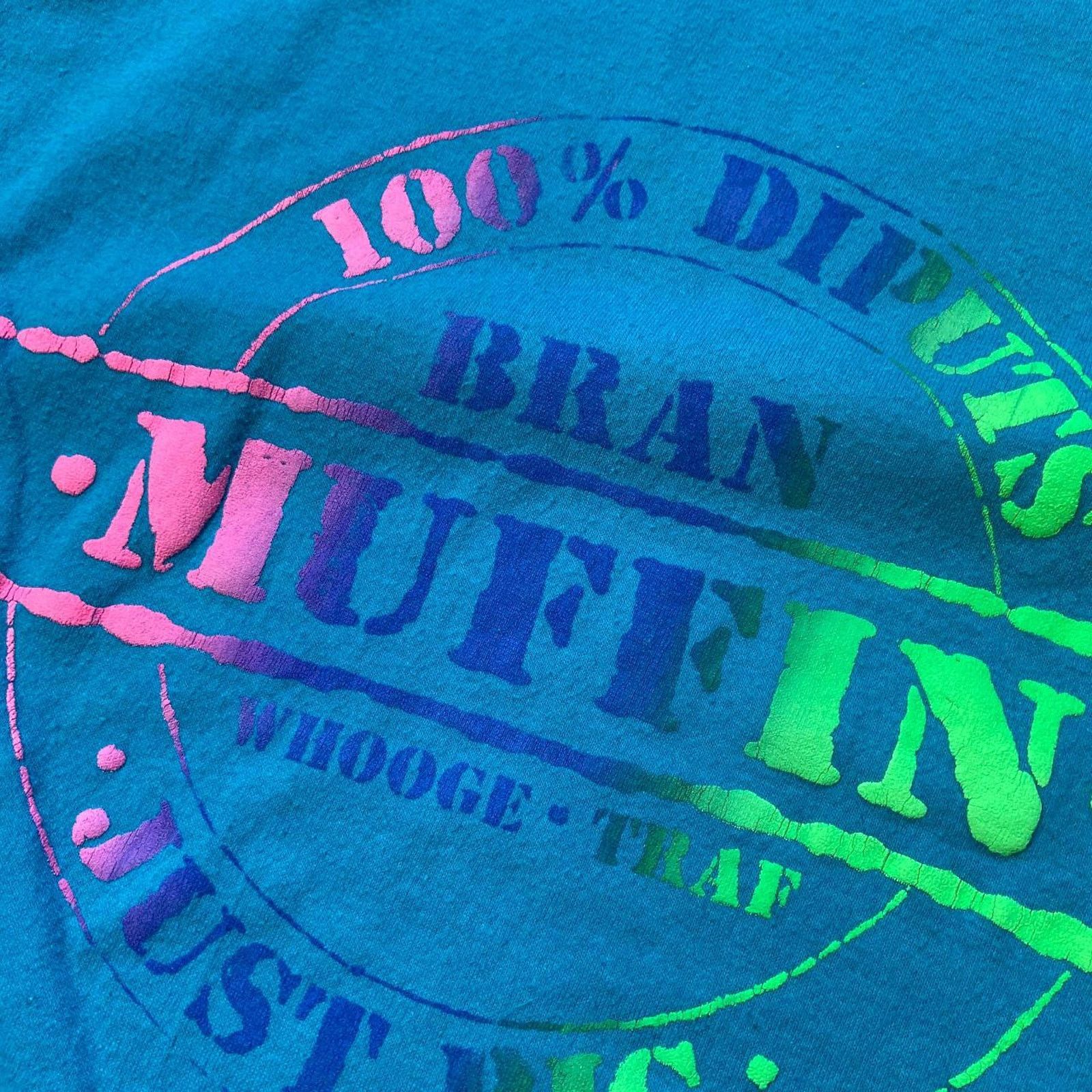 Gildan 90s teal jerzees single stitch Size US L / EU 52-54 / 3 - 3 Thumbnail
