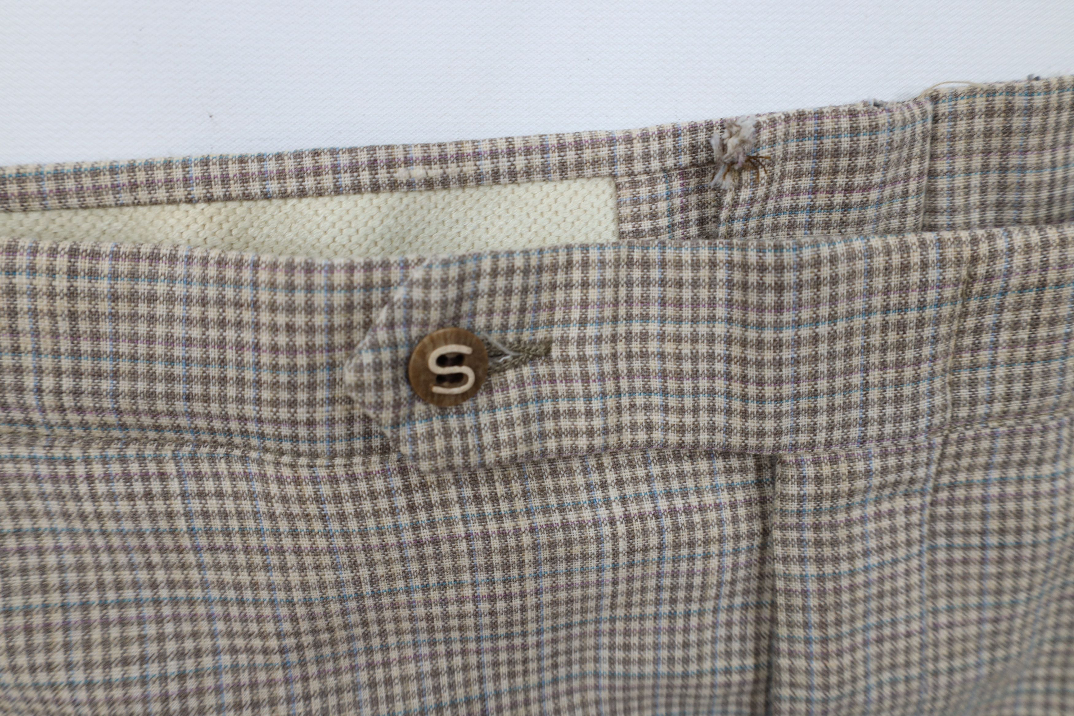 Vintage Vintage 70s Streetwear Wide Leg Bell Bottoms Pants Plaid USA Size US 36 / EU 52 - 8 Thumbnail