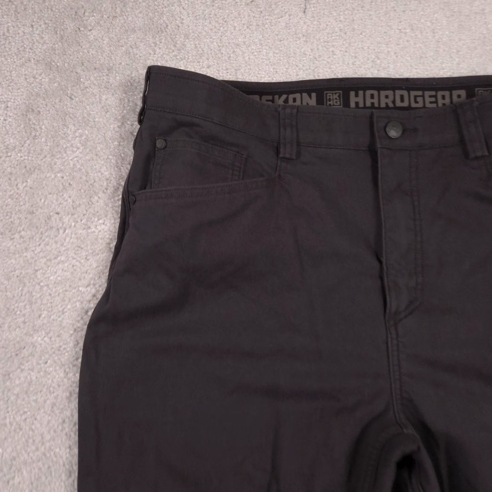 Vintage Alaskan Hardgear Pants Womens 14 Black Fleece Lined Insulated Snow Workwear Size 36" / US 14 / IT 50 - 3 Thumbnail