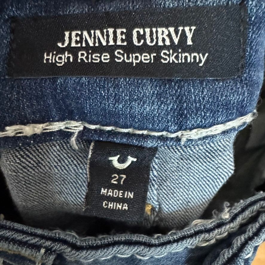 True Religion True Religion Jennie Curvy High Rise Super Skinny Jeans W27 Size 27" / US 4 / IT 40 - 10 Thumbnail