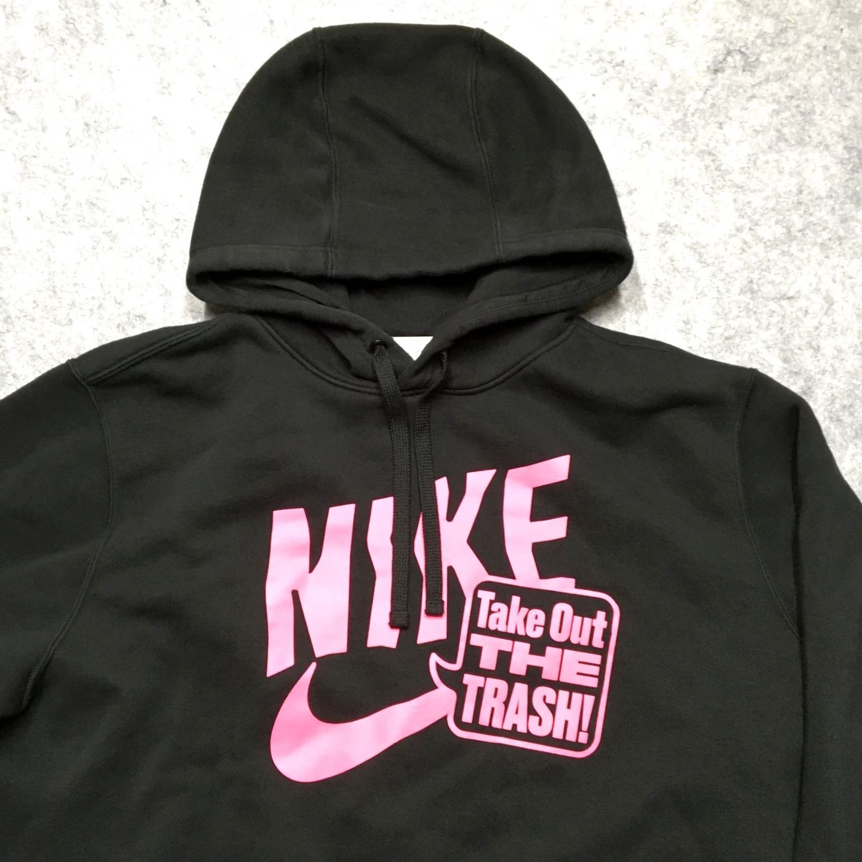 Nike Nike Hoodie Men L Black Take Out The Trash Graphic Club Fleece WM Open Waste Nike Swoosh Printed Back Graphic Pouch K Size US L / EU 52-54 / 3 - 4 Thumbnail