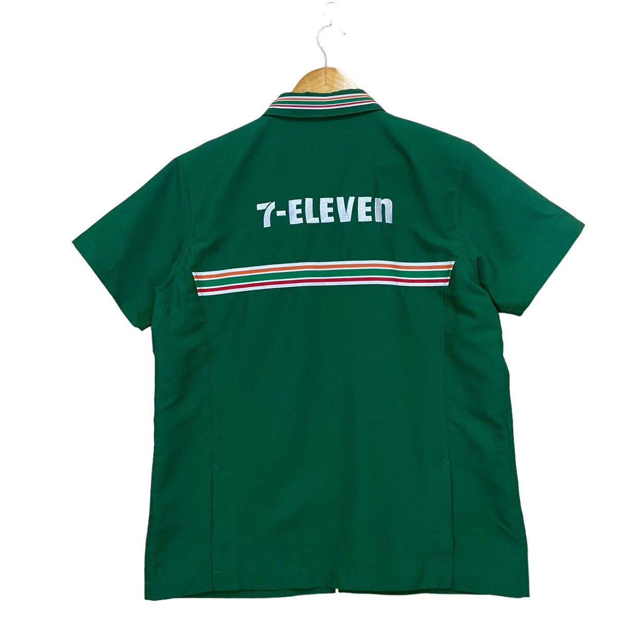 Japanese Brand Vintage 7Eleven Worker Shirts Size US M / EU 48-50 / 2 - 7 Thumbnail