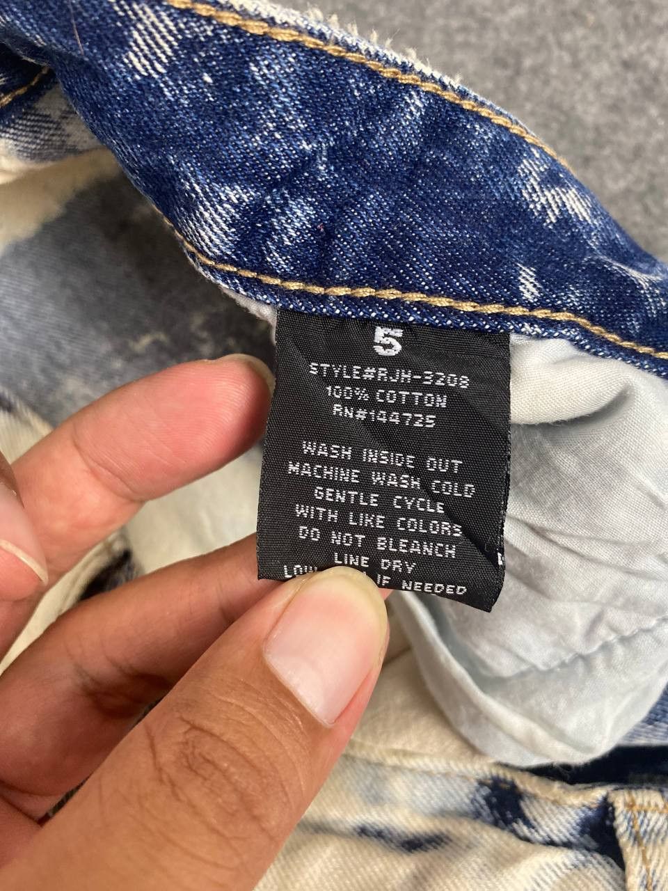 Japanese Brand japanese brand distressed denim nice design Size US 31 - 14 Thumbnail
