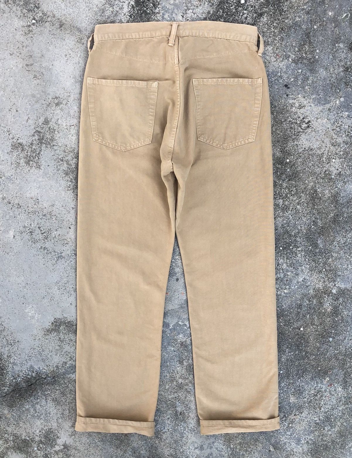 45rpm Vintage 45rpm Denim Straight Leg Jeans Khaki Made in Japan Size US 30 / EU 46 - 6 Thumbnail