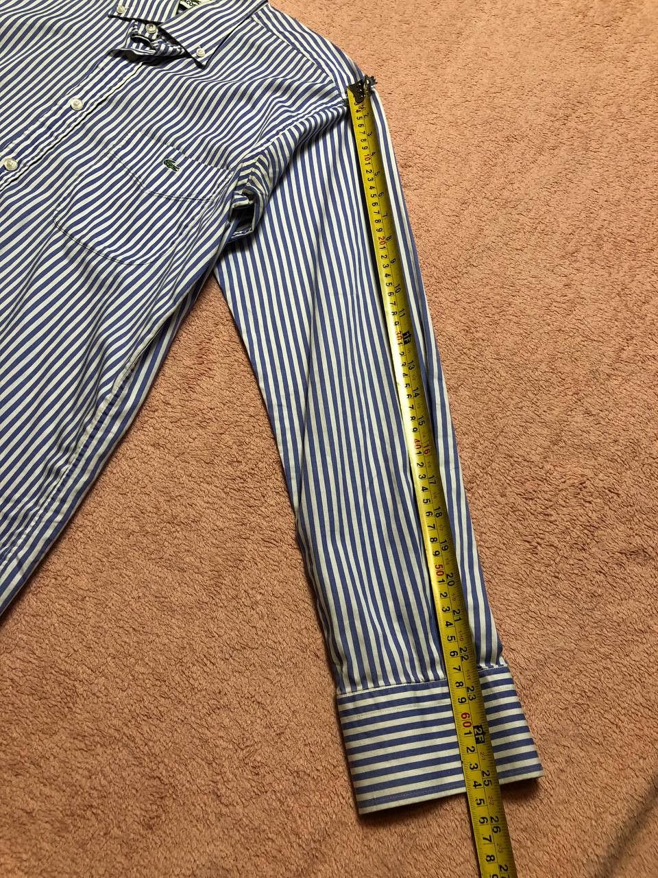 Lacoste Vintage striped print shirt Y2K Lacoste logo streetwear Size US L / EU 52-54 / 3 - 9 Thumbnail
