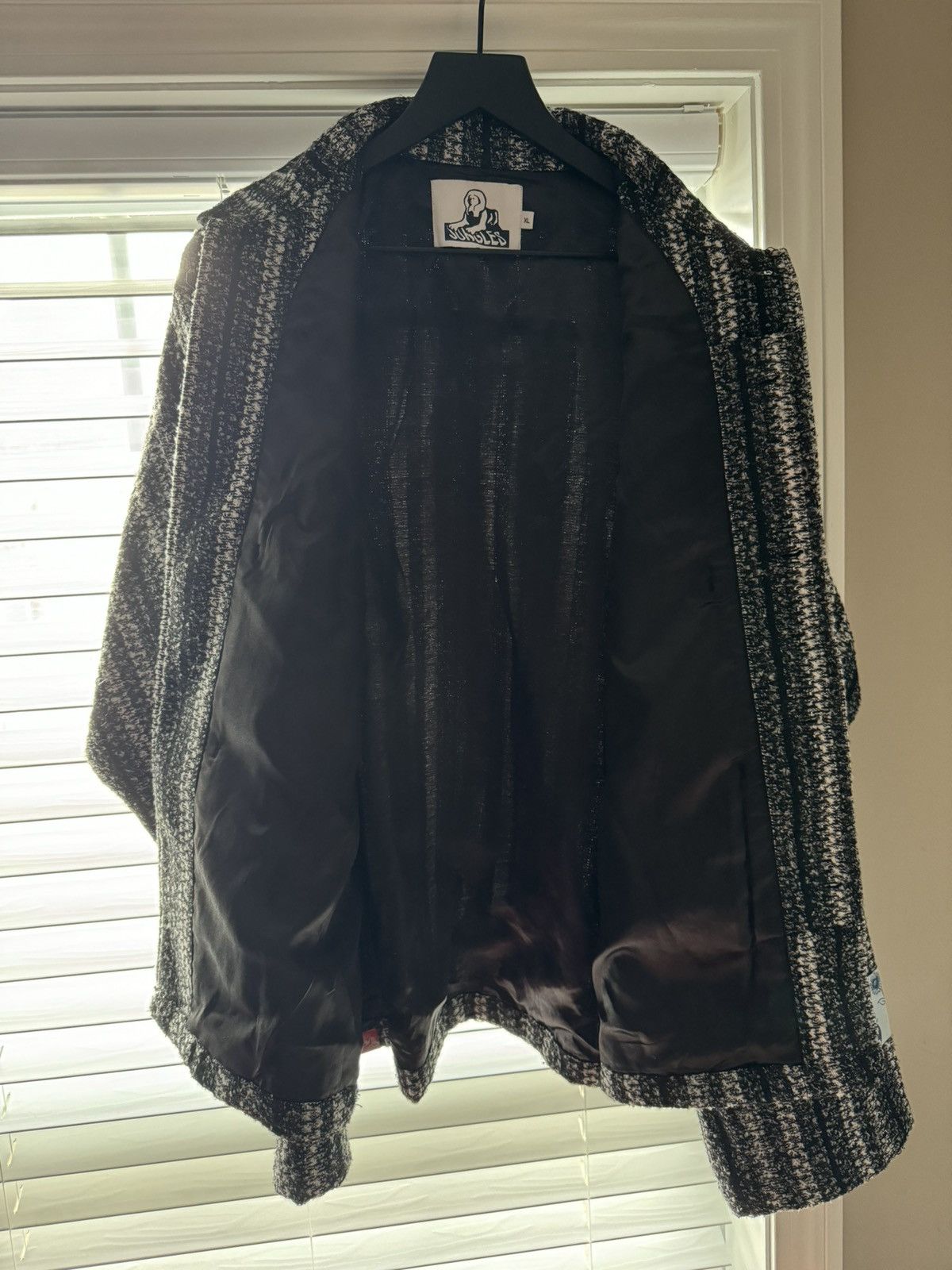 Jungles Jungles Bouclé Wool Stripe Jacket Size US XL / EU 56 / 4 - 4 Thumbnail