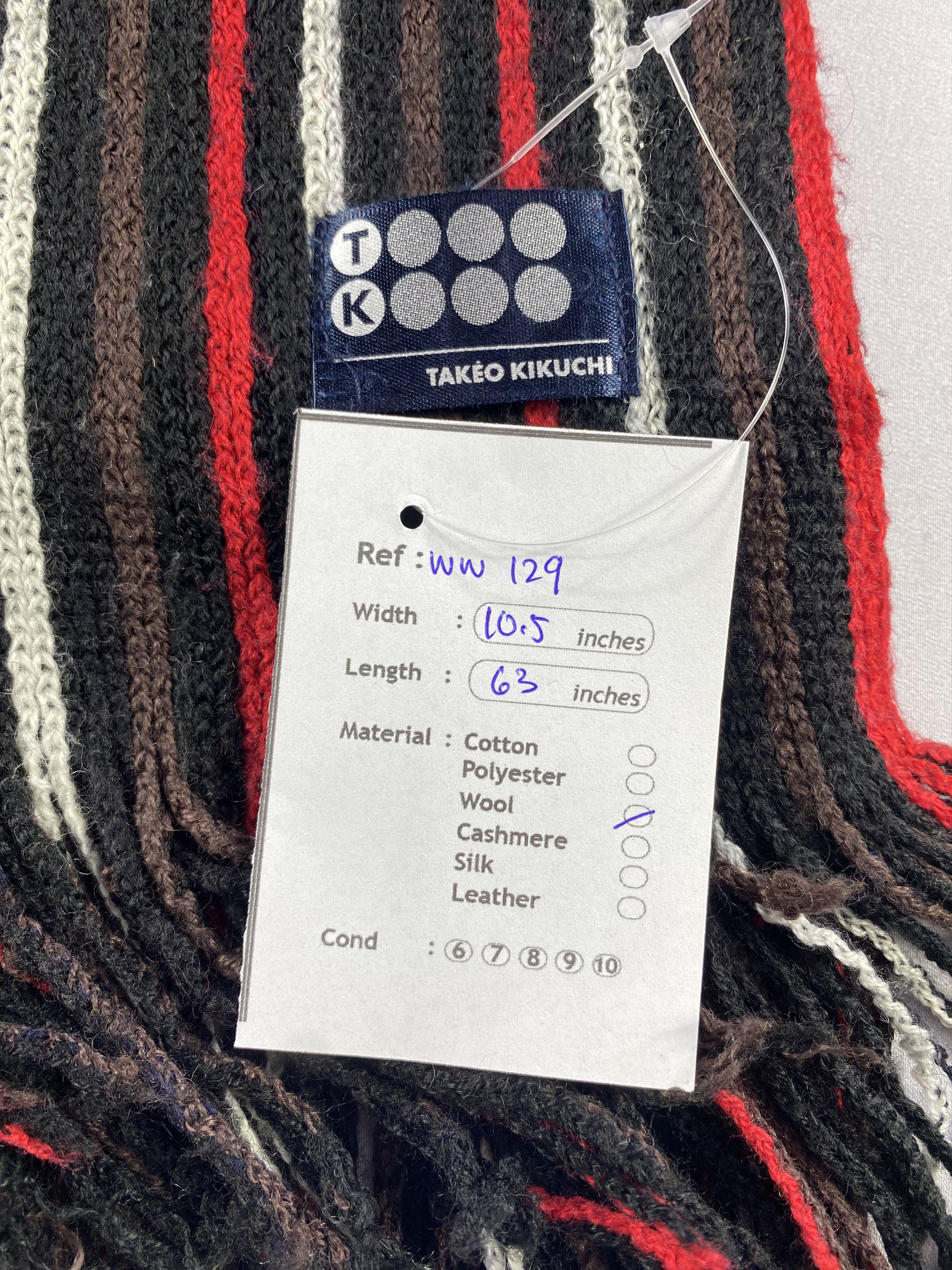 Takeo Kikuchi Takeo Kikuchi Scarf / Muffler / Neckwear - WW129 Size ONE SIZE - 5 Thumbnail