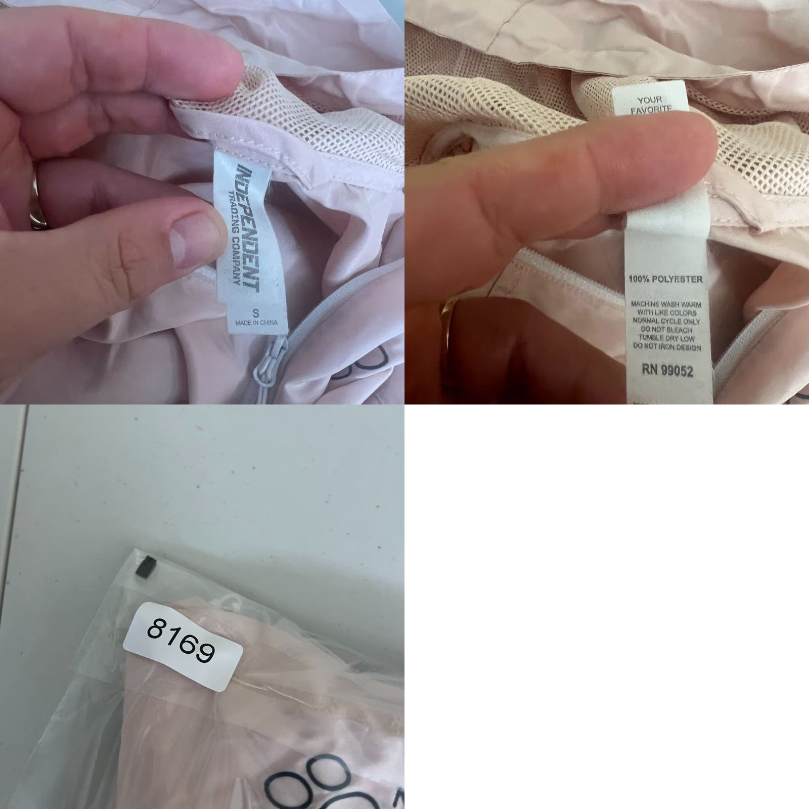 Pinko PAWZ Hoodie Womens Small Pink Windbreaker Zip Crop Jacket Size S / US 4 / IT 40 - 8 Thumbnail