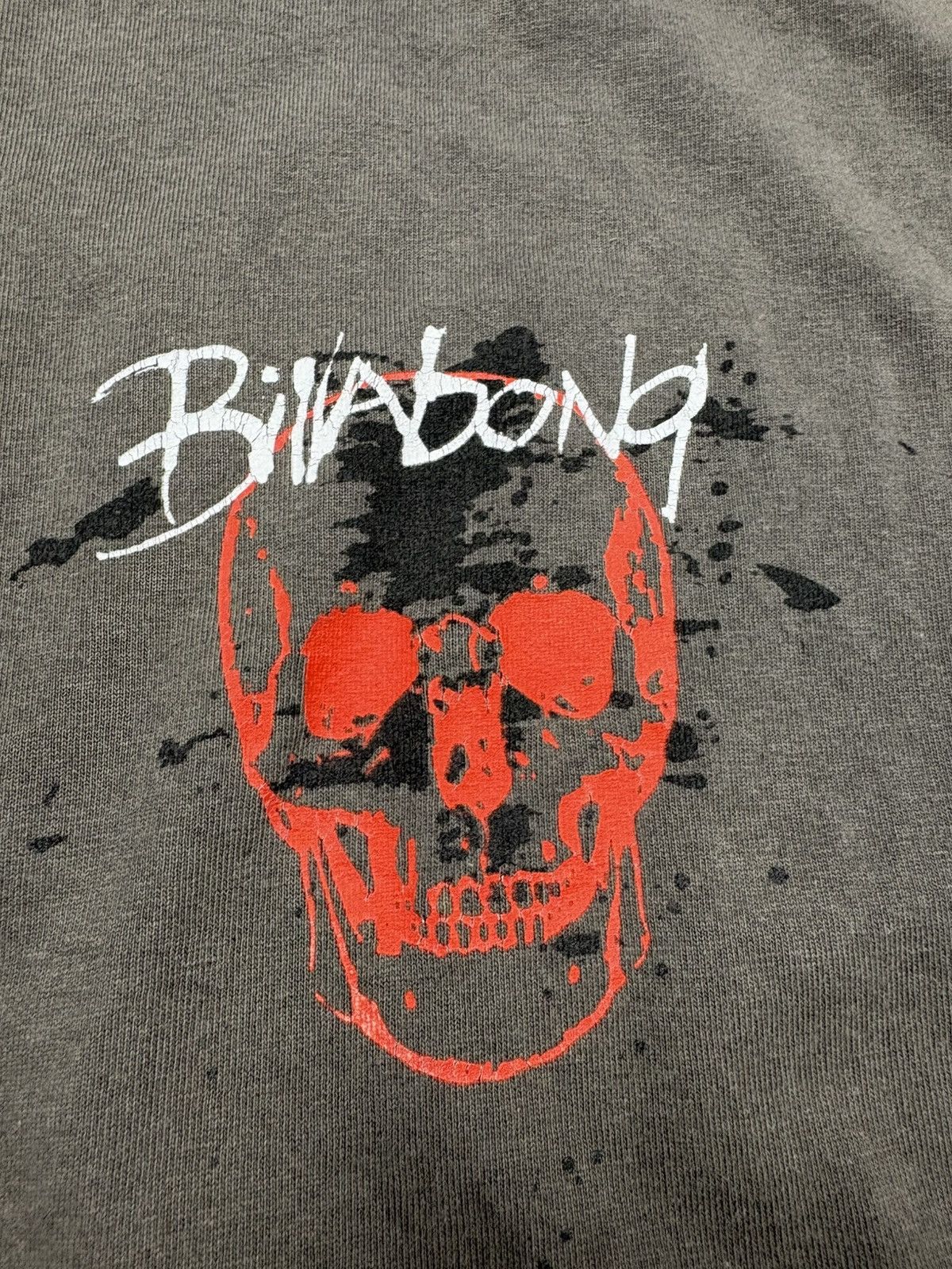 Billabong Vintage 00's Billabong Skull Graphic Sleeveless Tee Surf Y2K Size US L / EU 52-54 / 3 - 6 Thumbnail