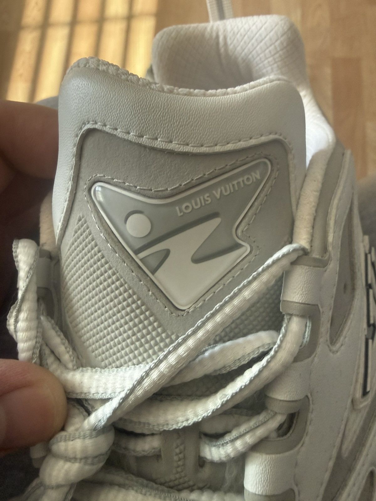 Louis Vuitton Louis Vuitton Tactic Runner - White Grey Size US 10 / EU 43 - 6 Thumbnail