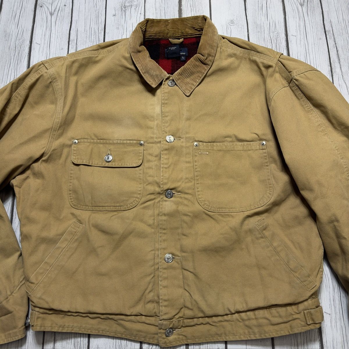 Vintage Polo flannel lined work jacket
