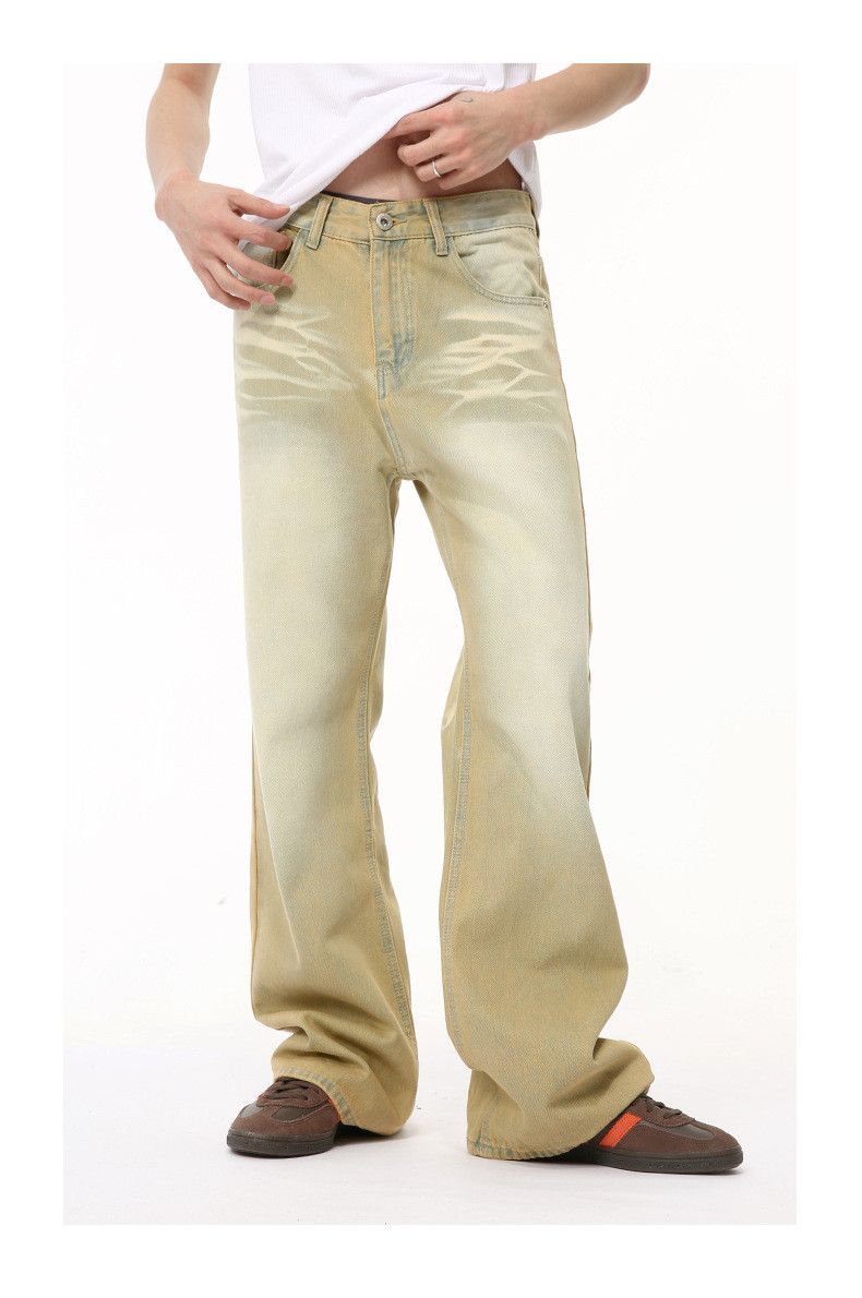 Japanese Brand × Vintage Worn Out Contrast Colour Jeans Size US 28 / EU 44 - 7 Thumbnail