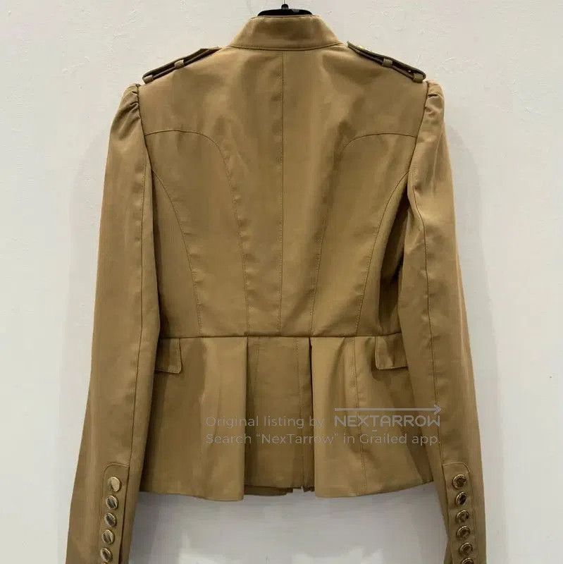 Burberry Burberry Brown Cotton Women's Jacket. Size S / US 4 / IT 40 - 4 Thumbnail