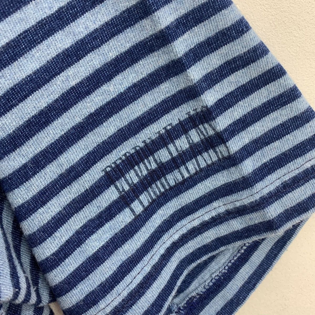 Gianfranco Ferre × Japanese Brand × Vintage Vintage 90s GIANFRANCO FERRE Small spellout stripe tee Size US L / EU 52-54 / 3 - 8 Thumbnail