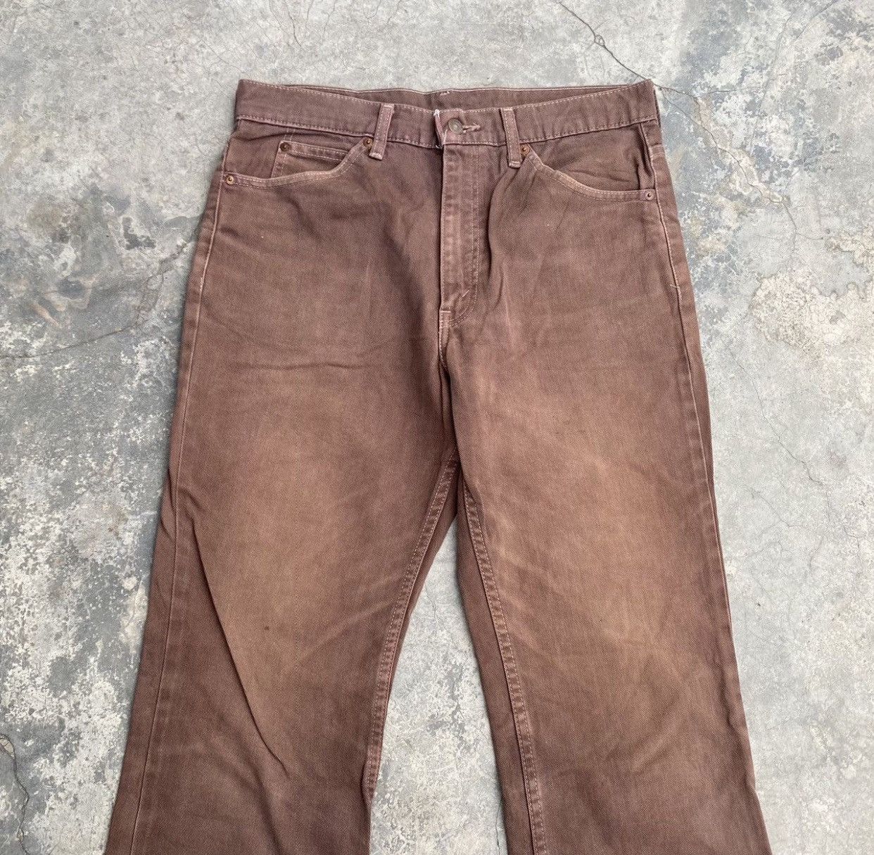 Levi's Vtg Levis LOT 517 Brown Jeans Size US 33 - 5 Thumbnail