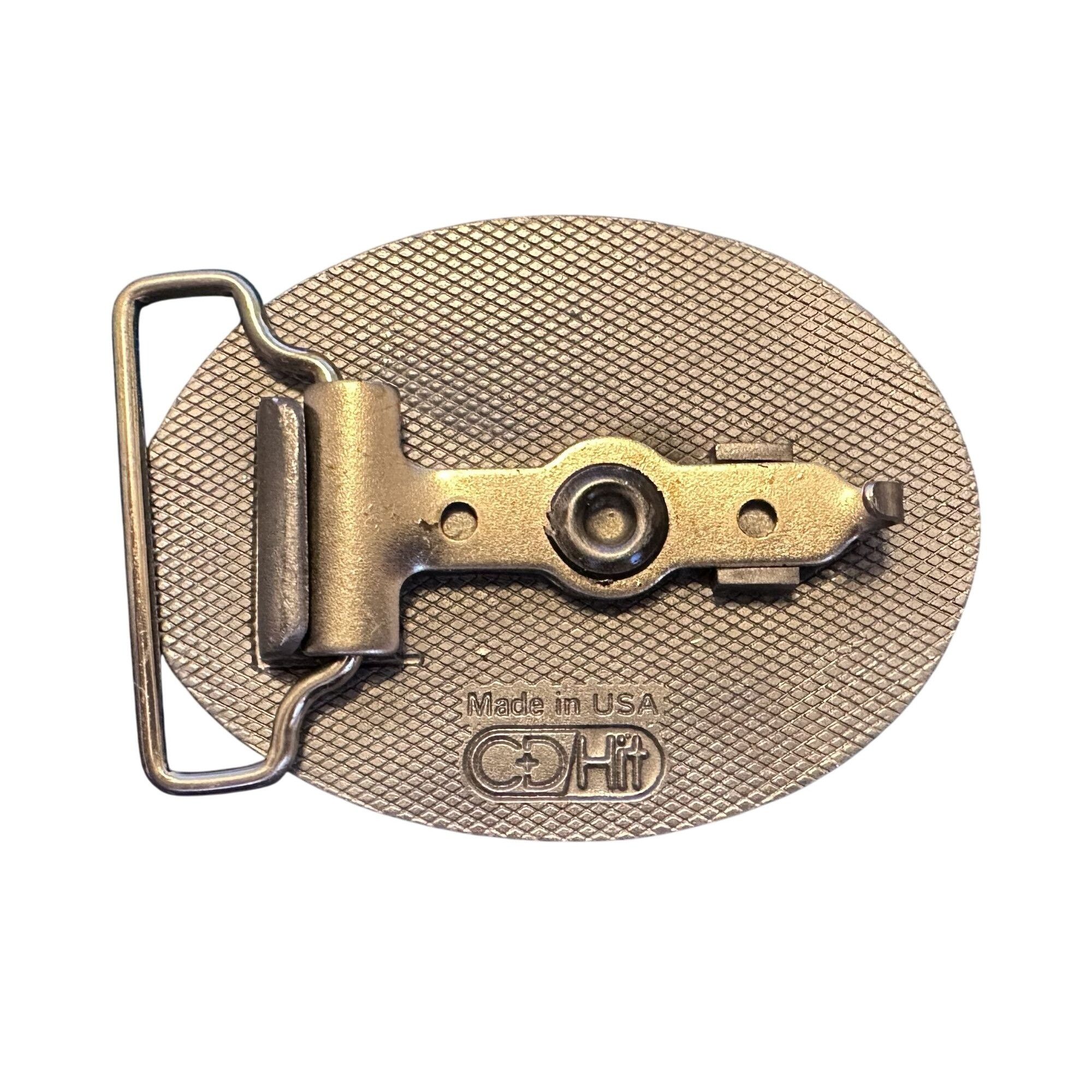 Vintage Vtg Belt Buckle HMC Holland Mining Corporation Solid Brass 1 Size ONE SIZE - 2 Thumbnail