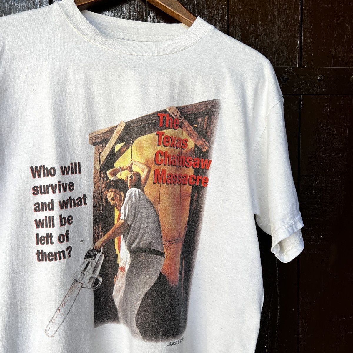 Tultex 1997 The Texas Chainsaw Massacre Horror Move Promo Tee Shirt Size US L / EU 52-54 / 3 - 1 Thumbnail