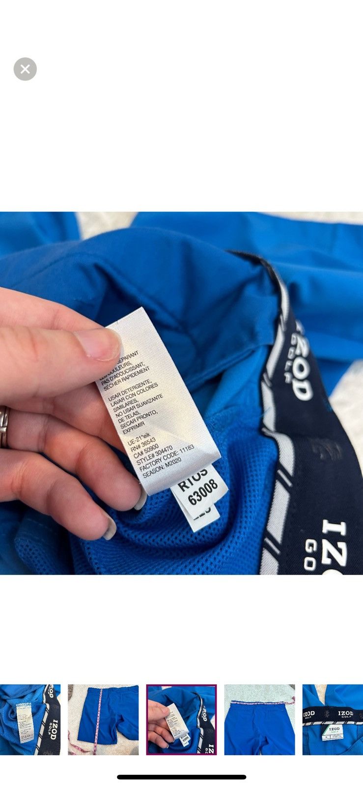 Izod Izod blue golf shorts size 36 Size US 36 / EU 52 - 8 Thumbnail