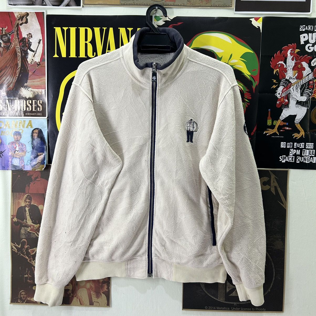 Vintage Vintage Lupo Di Mare Sina Cova Japanese Fleece Sweater Size US L / EU 52-54 / 3 - 1 Thumbnail