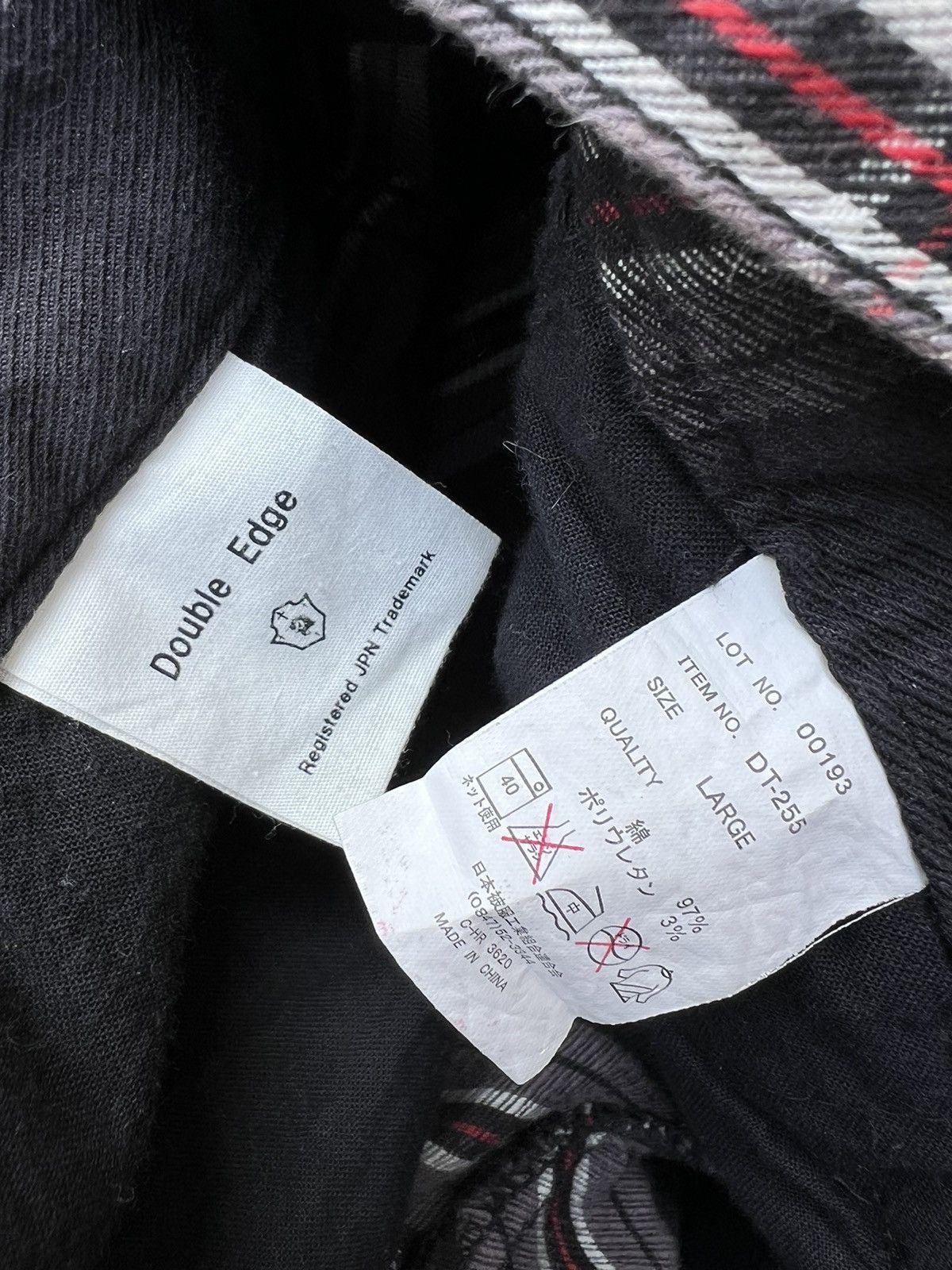 Shellac Double Edge Japan Multi Pocket Plaid Flare Cargo Trouser Size US 31 - 25 Thumbnail