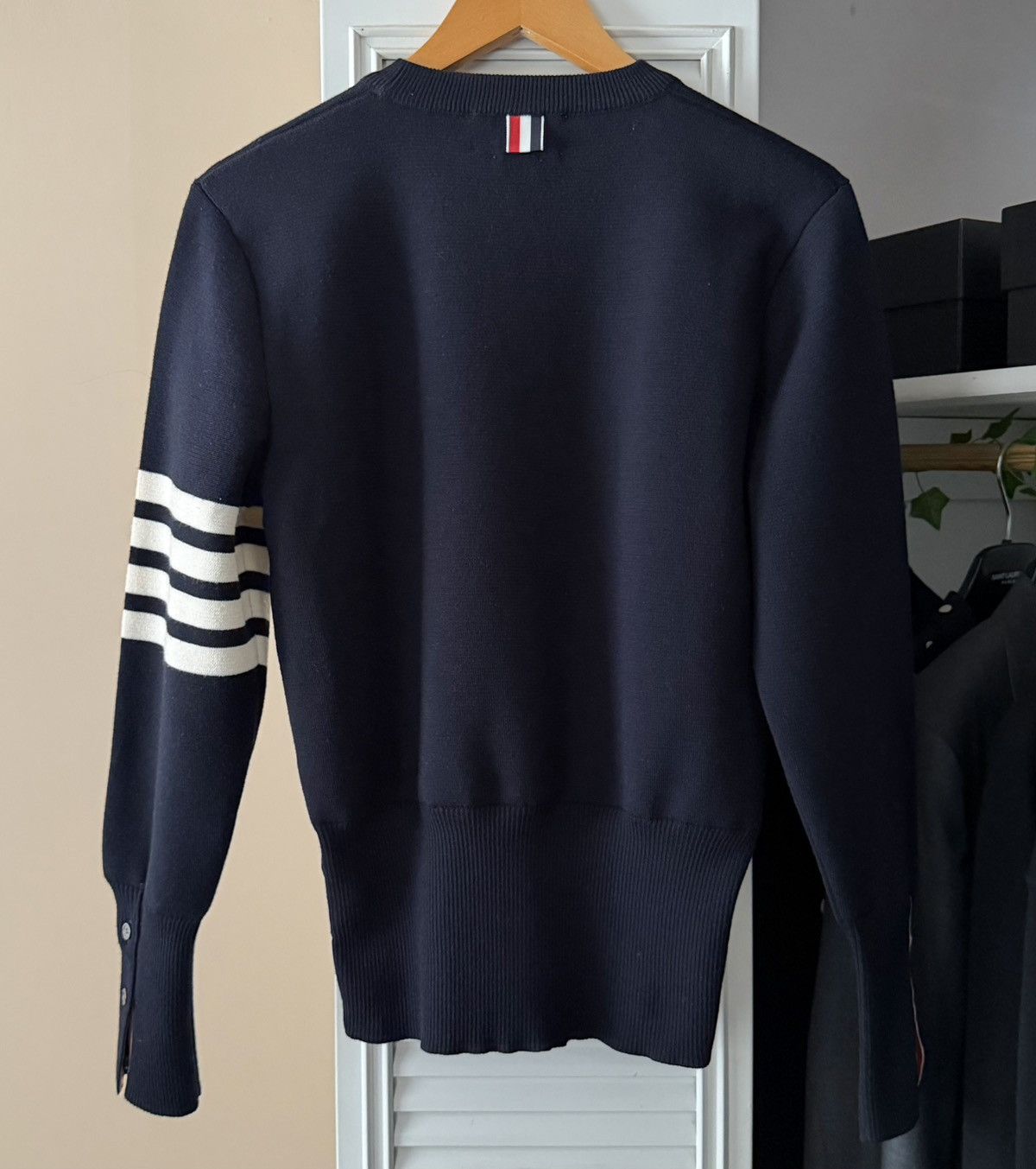 Thom Browne Thom Browne navy sweater Size US S / EU 44-46 / 1 - 2 Thumbnail