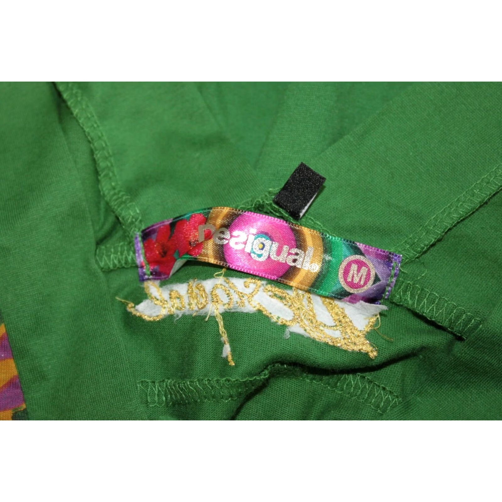 Desigual Desigual Yentes 51V21C2 womens dress Size M Dress Green Knee Length A-Line Desigual Womens M Green Knee Length A-Line Dress Size M / US 6-8 / IT 42-44 - 6 Thumbnail