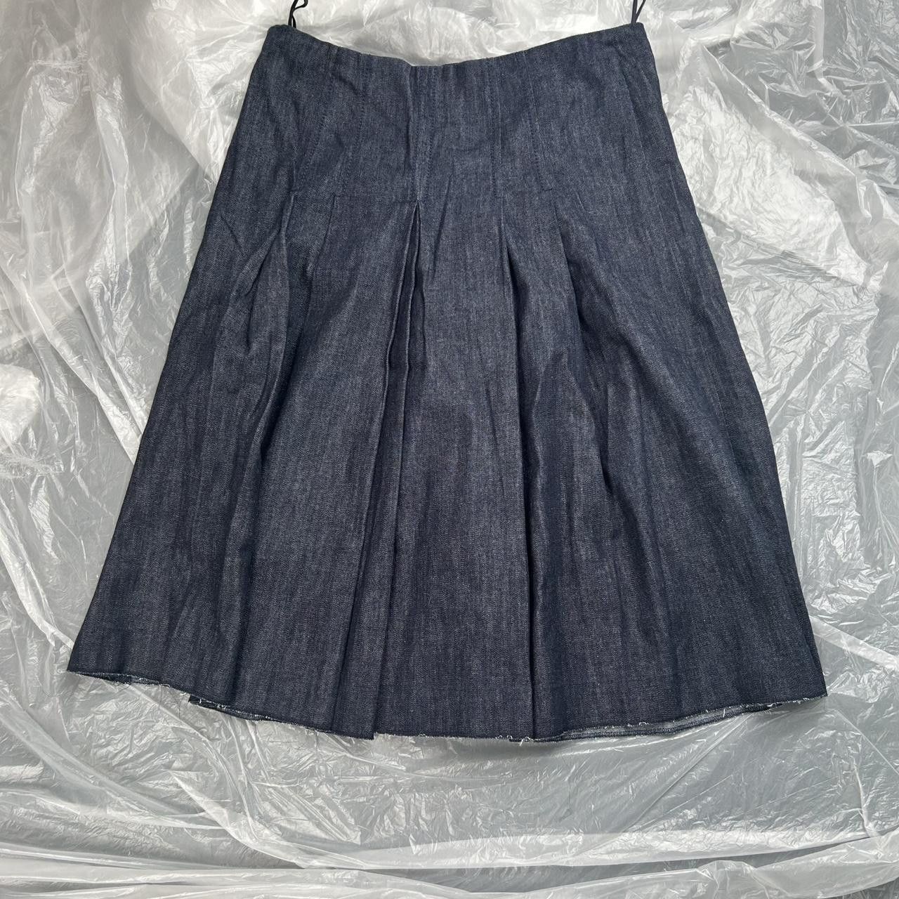 Prada Denim Prada Distressed Skirt Size 26" / US 2 / IT 38 - 8 Thumbnail