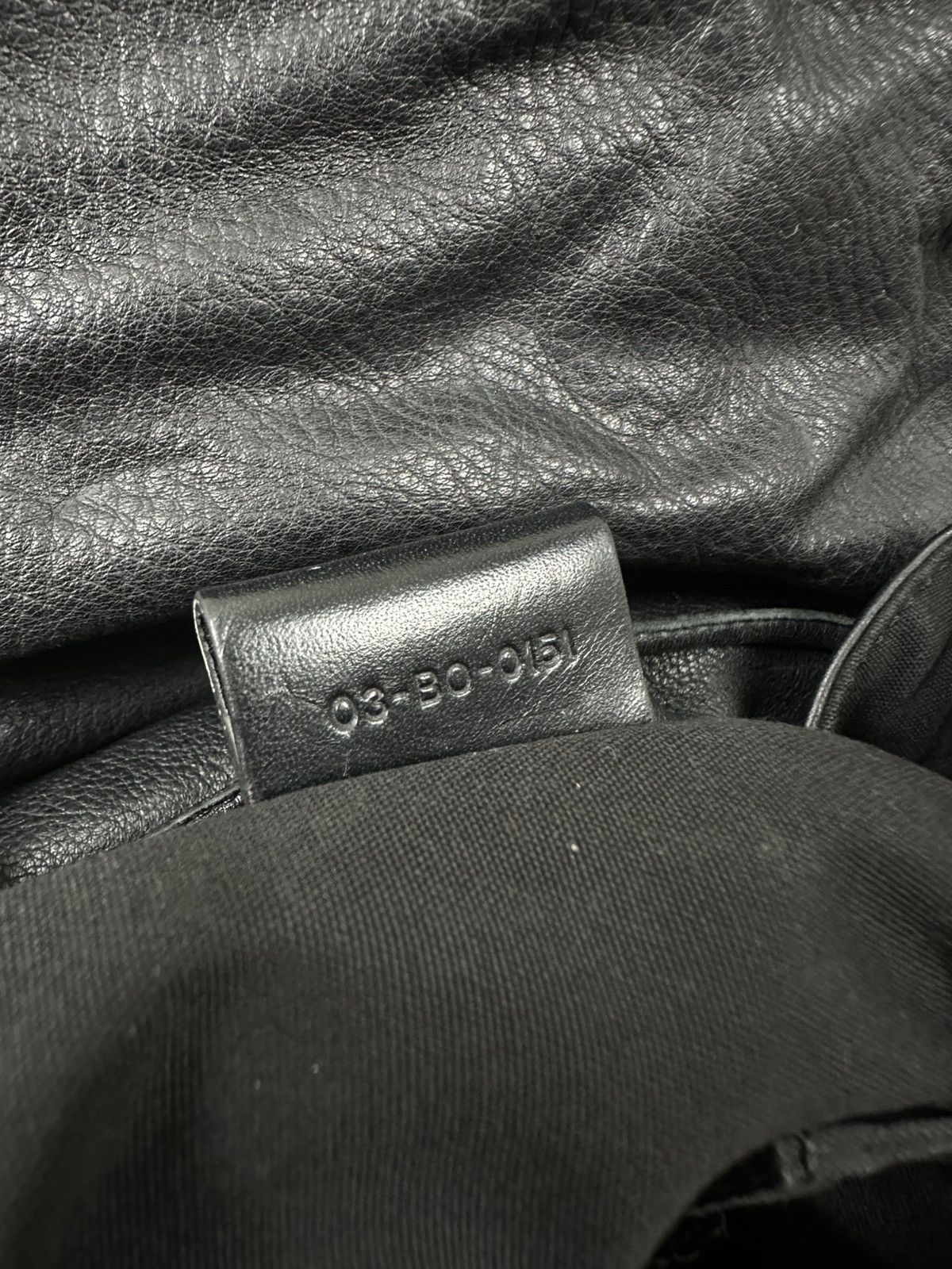 Dior × Kris Van Assche Dior Homme - Kris Van Assche - Leather Drawstring Back Pack Size ONE SIZE - 16 Thumbnail