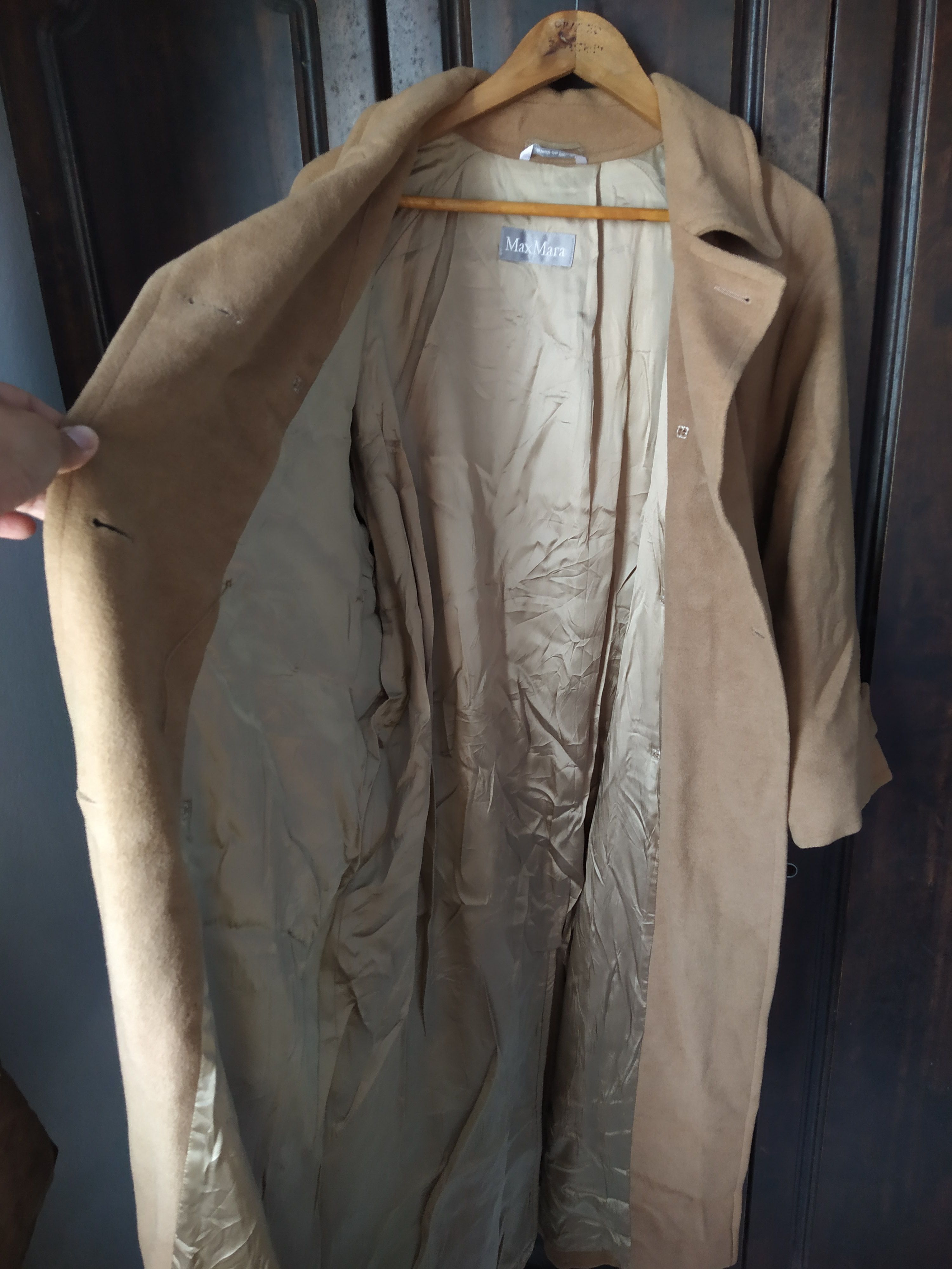 Max Mara Max Mara Double-Breasted Belted Trench Coat Size XL / US 12-14 / IT 48-50 - 3 Thumbnail