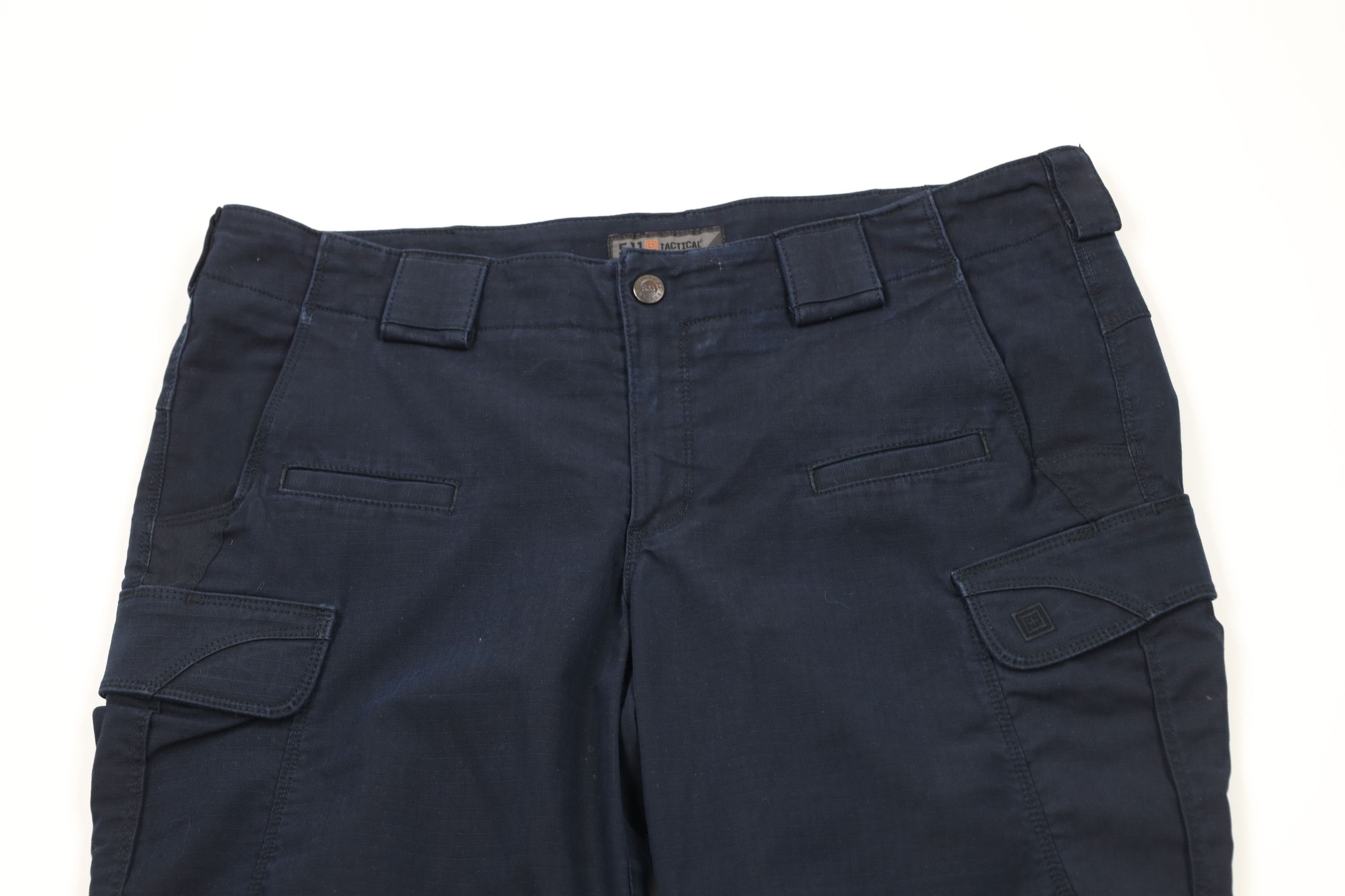Vintage 5.11 Tactical Series Knee Ripstop Cargo Pants Navy Blue Size 38" / US 16 / IT 52 - 2 Thumbnail