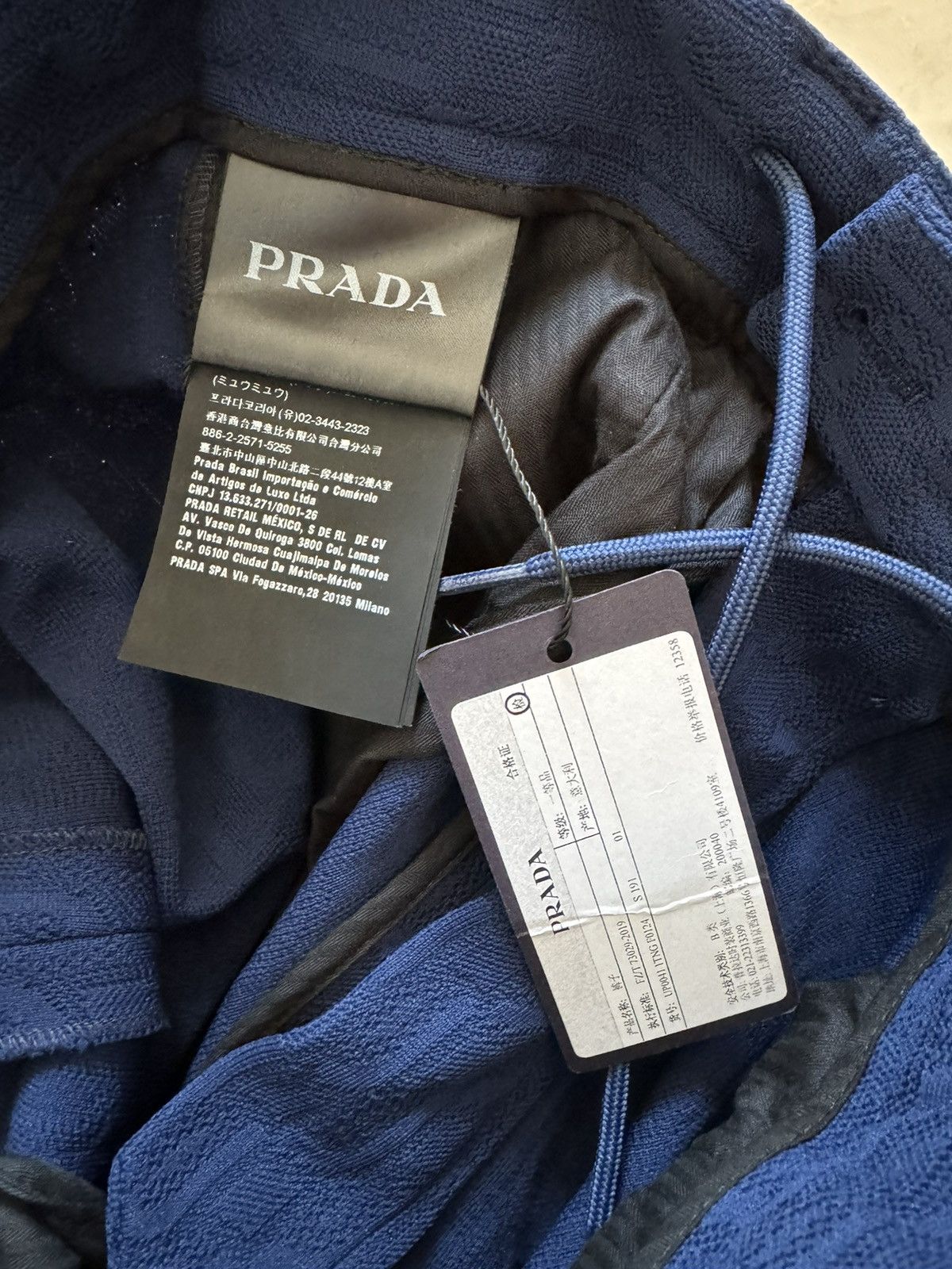 Prada SS19 runaway blue trouser with adjustable belt Sz44 Size US 28 / EU 44 - 7 Thumbnail