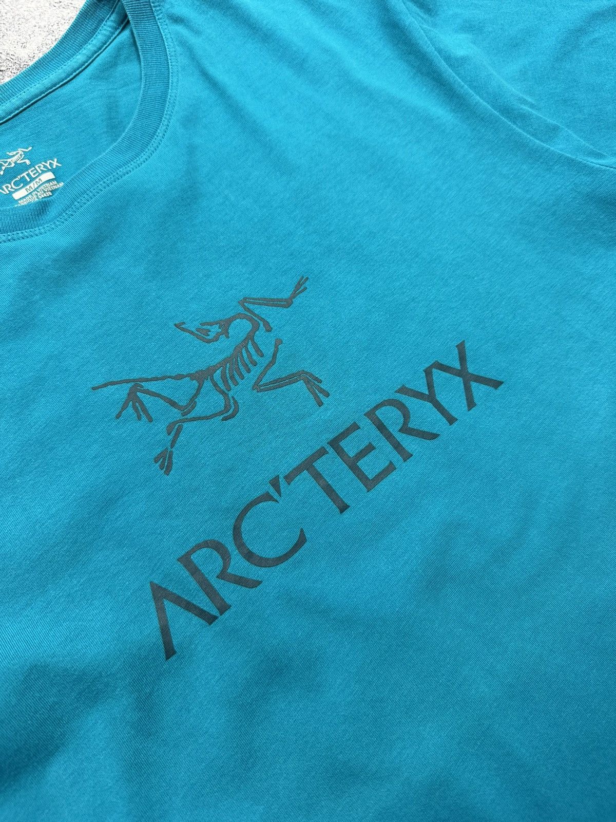Arc'teryx Arcteryx T-Shirt Outdoor Gorpcore Big Centre Logo Blue Tee Size US M / EU 48-50 / 2 - 6 Thumbnail