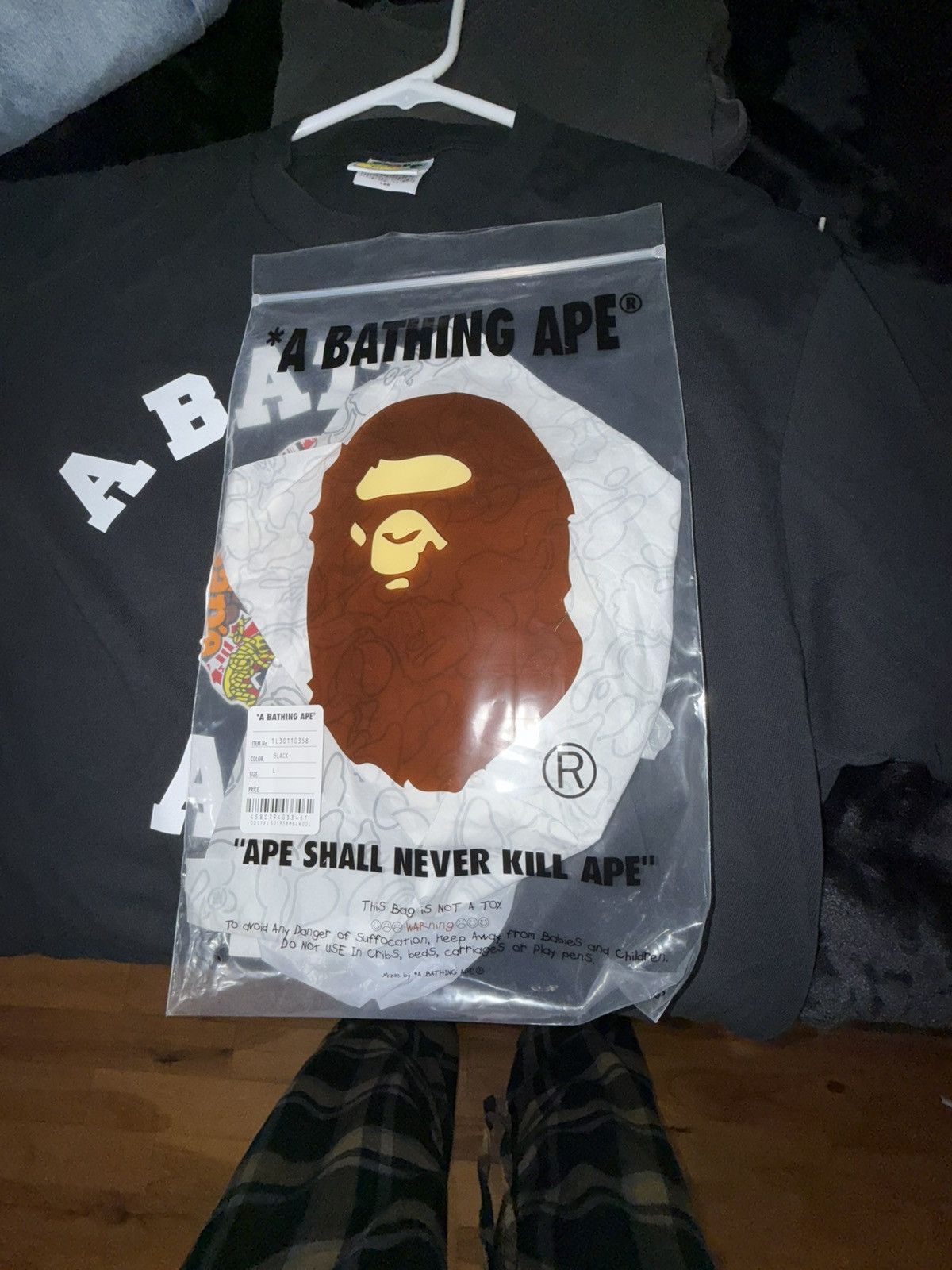 Bape Bape Multi Logo College Tee Size US L / EU 52-54 / 3 - 9 Thumbnail