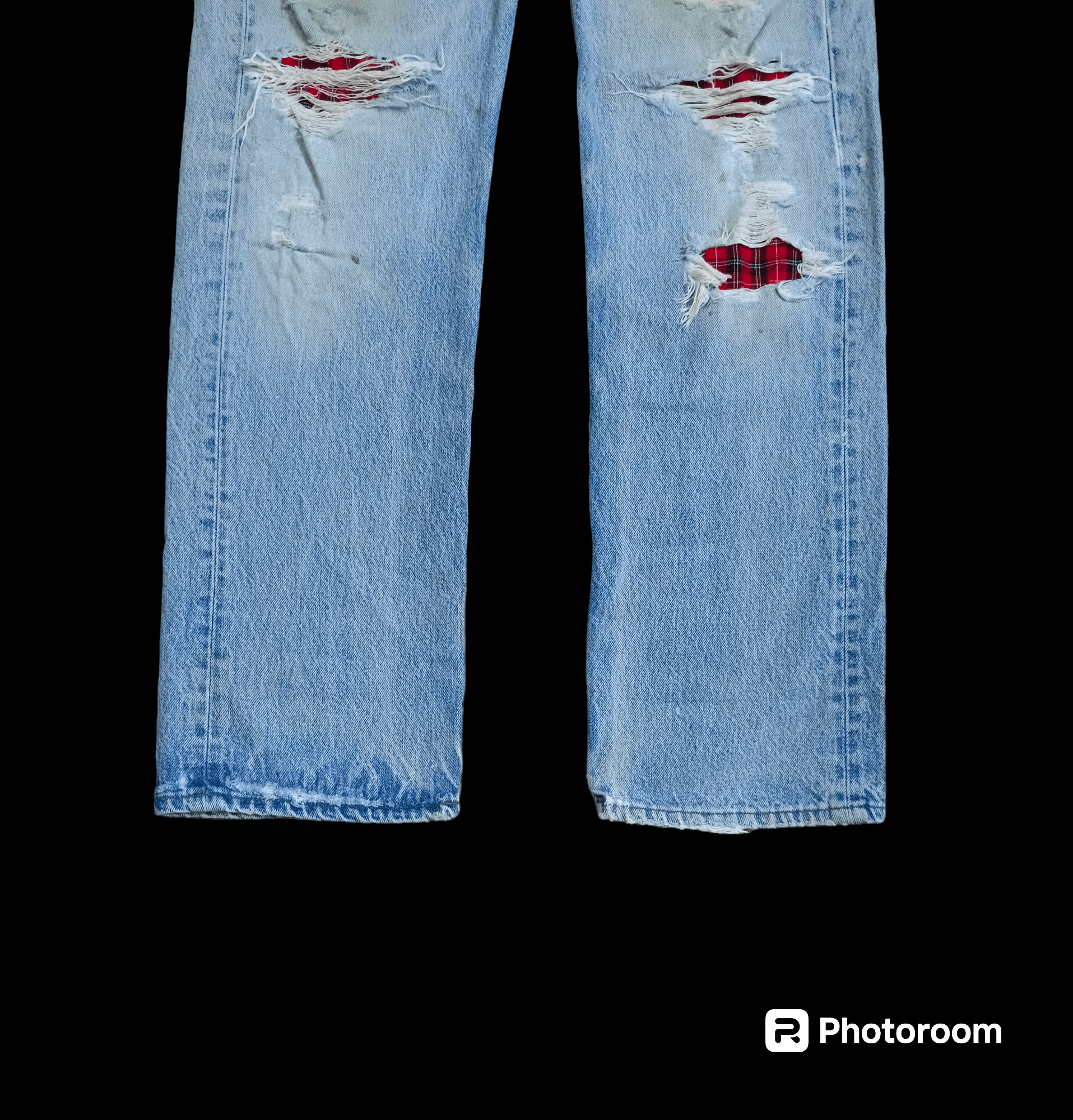 Levi's Vintage Clothing Destroy Vintage Levis 501 Denim Pants Size US 31 - 9 Thumbnail