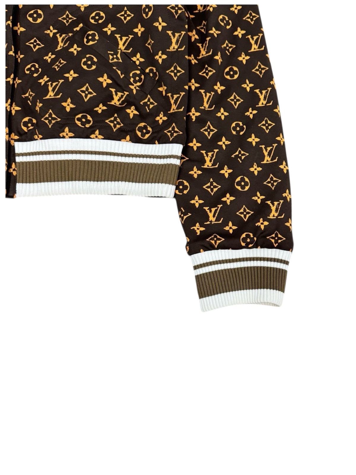 Louis Vuitton Louis Vuitton M Reversible Brown black Monogram Knit Jacket Size M / US 6-8 / IT 42-44 - 5 Thumbnail