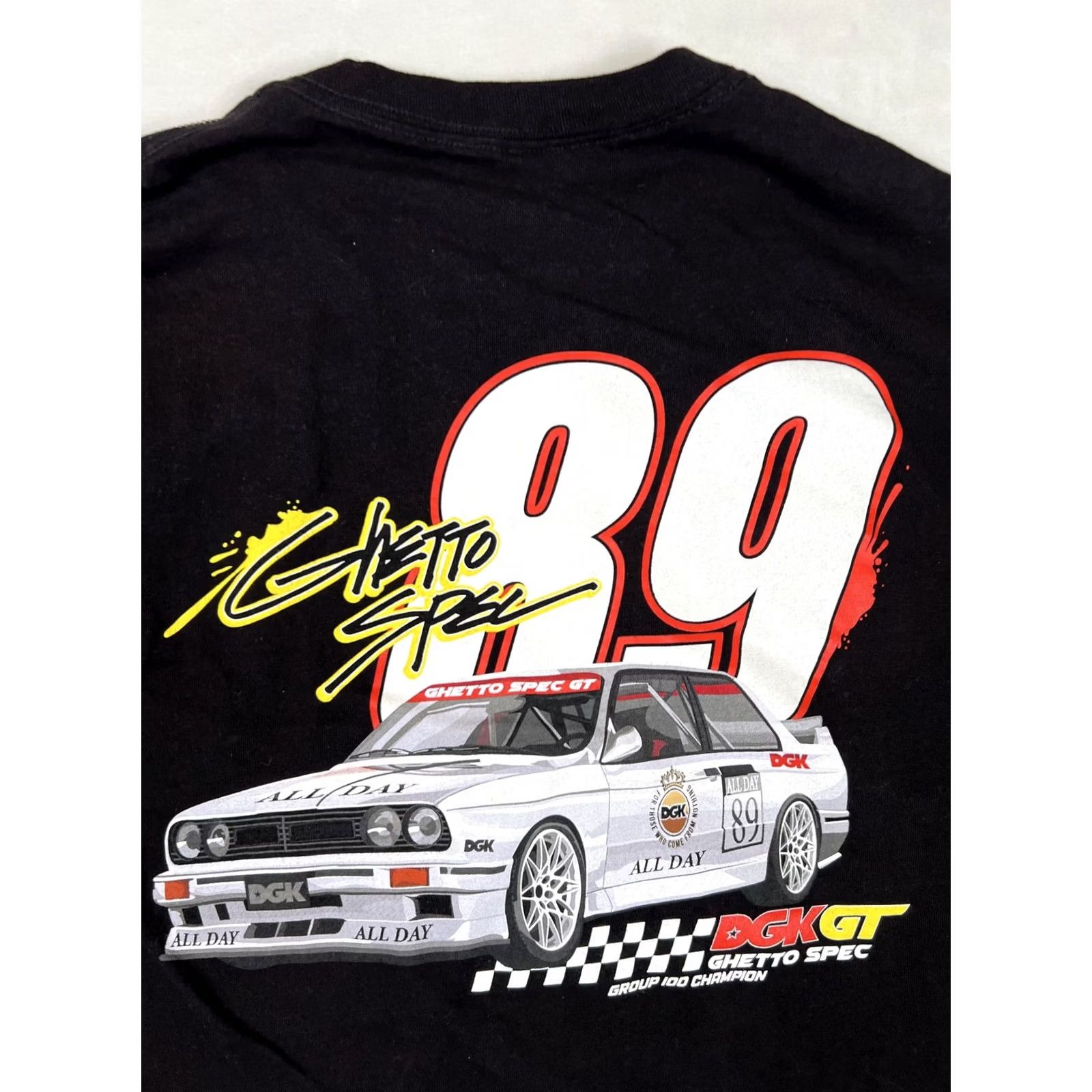 DGK DGK Ghetto Spec 89 T-Shirt Mens M Black Race Car Graphic Front Back 89 DGK GT Ghetto Spec Size US M / EU 48-50 / 2 - 7 Thumbnail