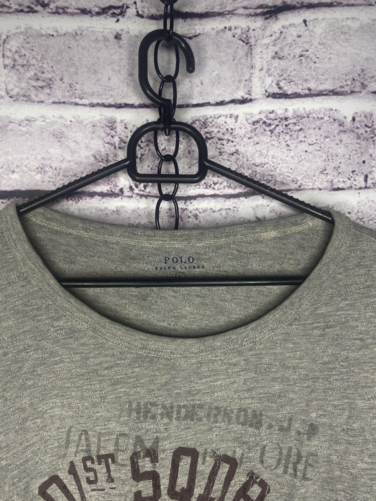 Polo Ralph Lauren MENS T-shirt Polo Ralph Lauren Ma-1 Printed Tee Size US L / EU 52-54 / 3 - 3 Thumbnail