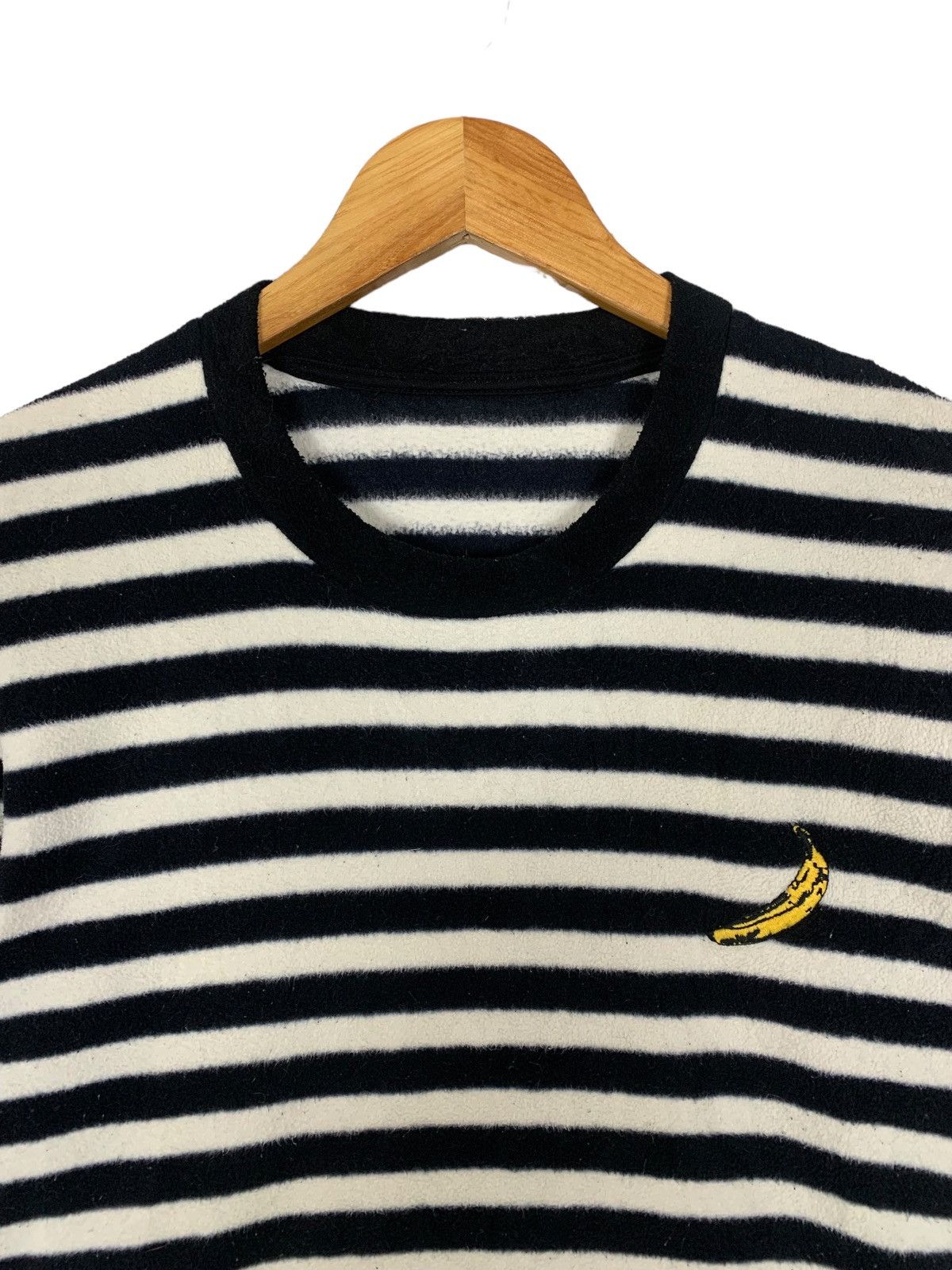 Japanese Brand × Uniqlo Uniqlo Andy Warhol Designer Stripe Fleece Size M Size US M / EU 48-50 / 2 - 3 Thumbnail