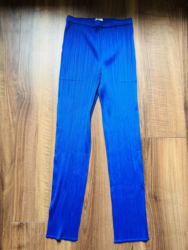Issey Miyake issey miyake size:4 Electric blue trousers Size 42" / US 20 - 1 Thumbnail