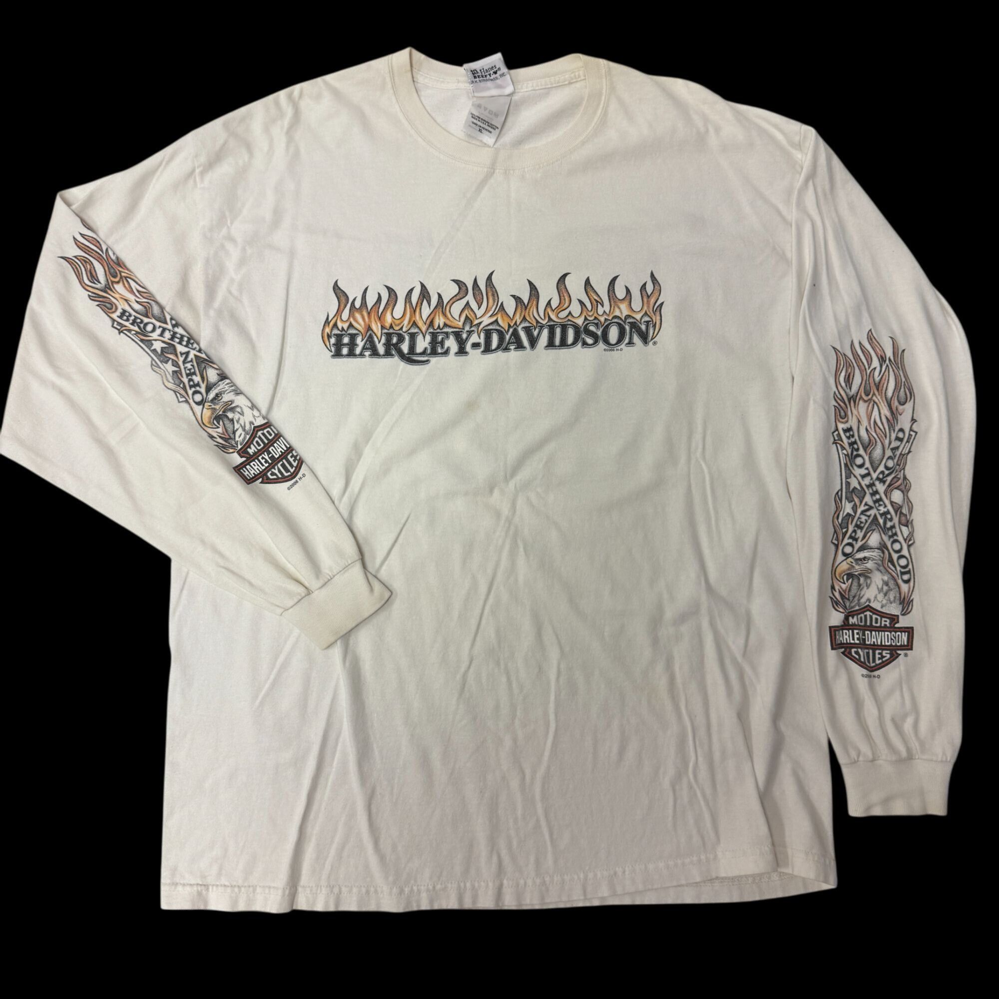 Harley Davidson HD Pikes Peak Colorado Springs WILDLIFE Wolf Bear Eagle LS T Size US XL / EU 56 / 4 - 12 Thumbnail