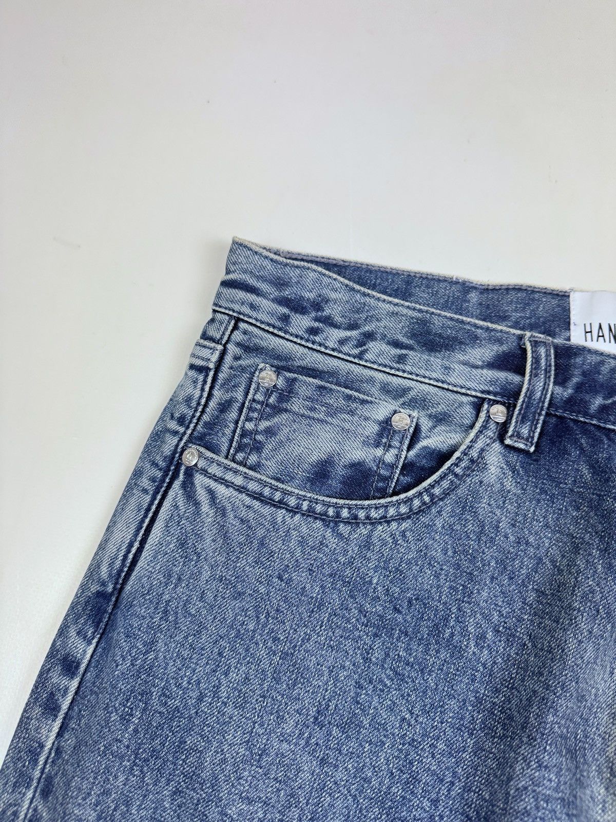 Han Kjobenhavn New! Han Kjobenhavn Drop Crotch Washed Selvage Denim Jeans Size US 30 / EU 46 - 6 Thumbnail