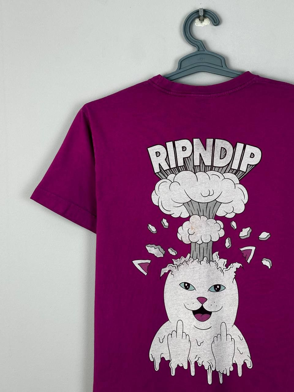 RIPNDIP Vintage Purple T-Shirt RipNDip Big Print Nerm Cat Size US M / EU 48-50 / 2 - 11 Thumbnail